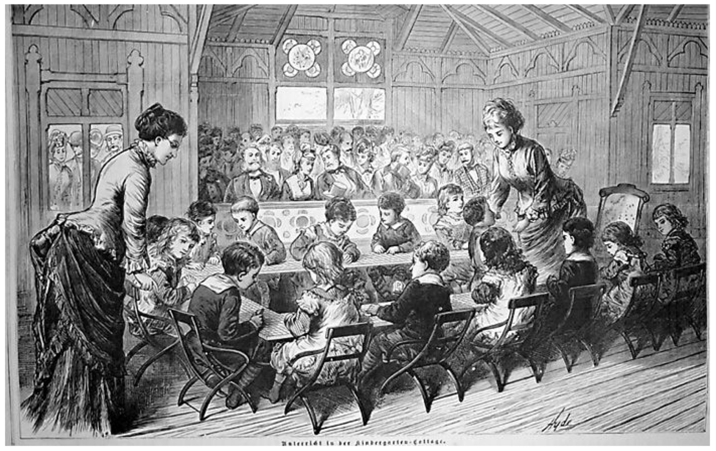 A group of children sitting in a classroom

Description automatically generated